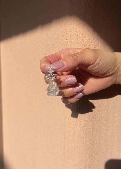 Nuria Pierce Crystal / Silver