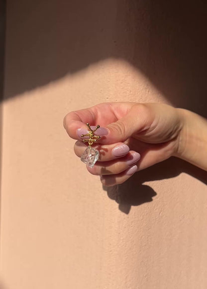 Nuria Pierce Crystal / Gold