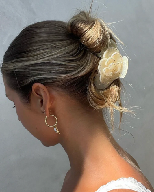 coming soon!【6/17 12:00発売開始】Rose Clip / Ivory marble