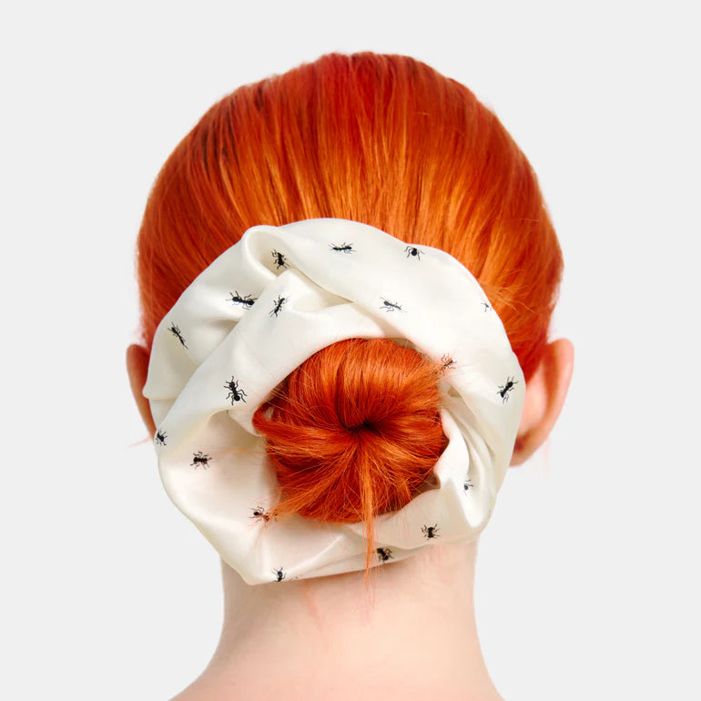 Ants Silk Scrunchie