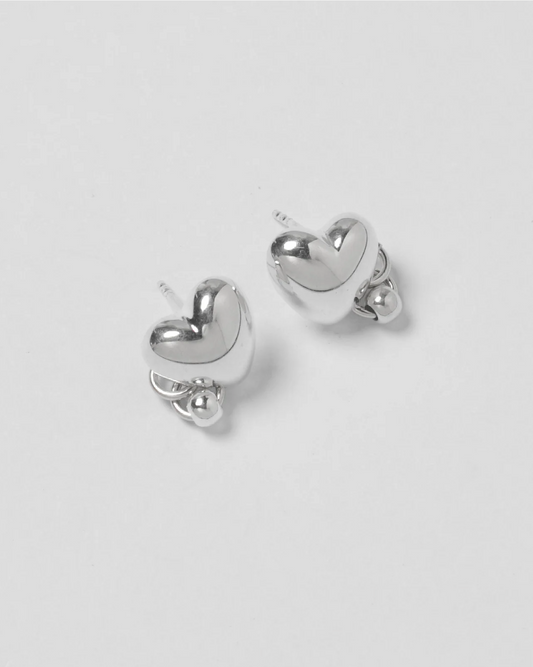 Pierced Heart Studs