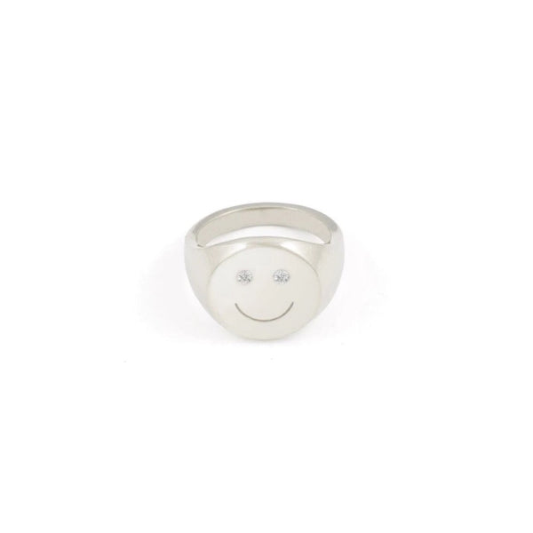 Smiley Ring / silver