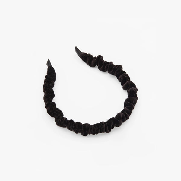 Velvet ChouChou Headband / Black