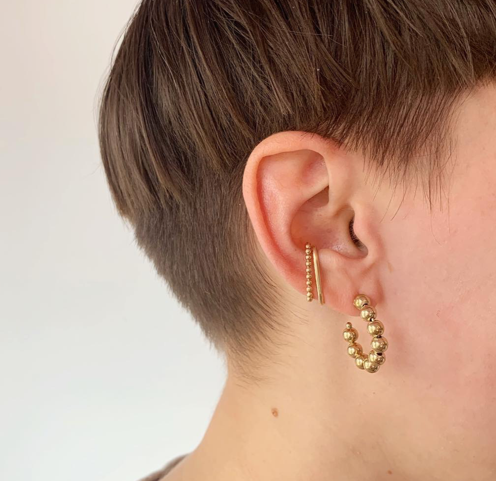 Plane Earcuff (Gold / Silver)