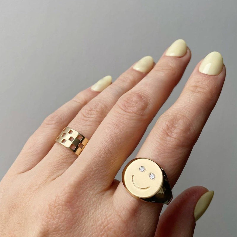 Smiley Ring / Gold