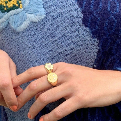 Smiley Ring / Gold