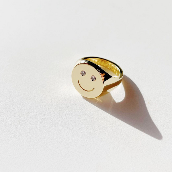 Smiley Ring / gold