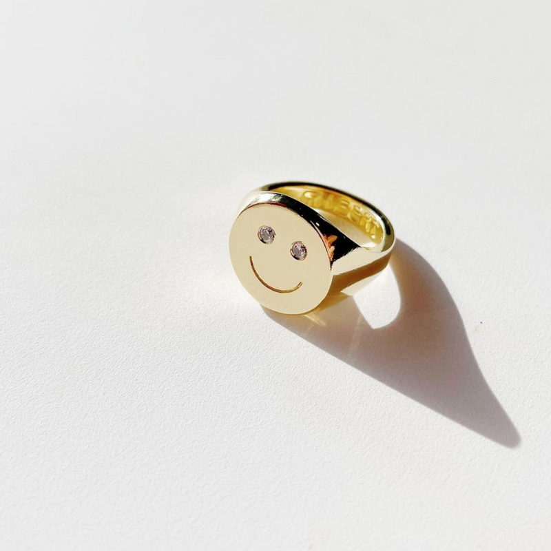 Smiley Ring / Gold