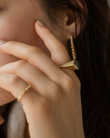 Abalone Shell Ring / Gold