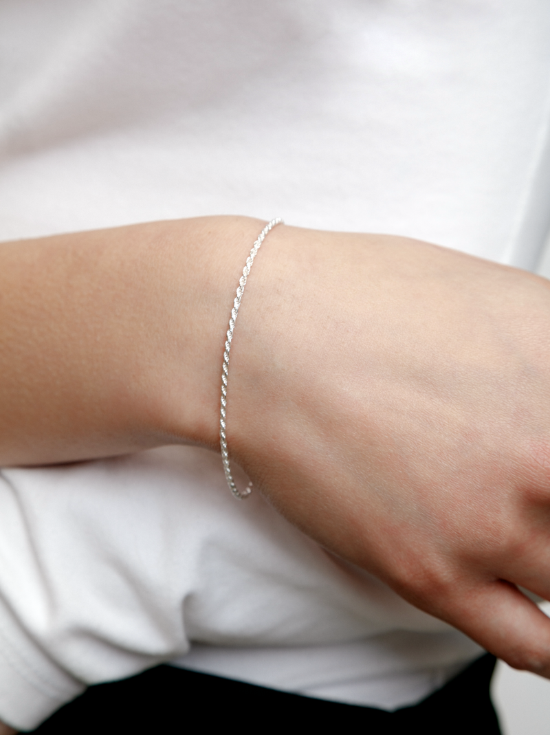Adele Chain Bracelet / Silver