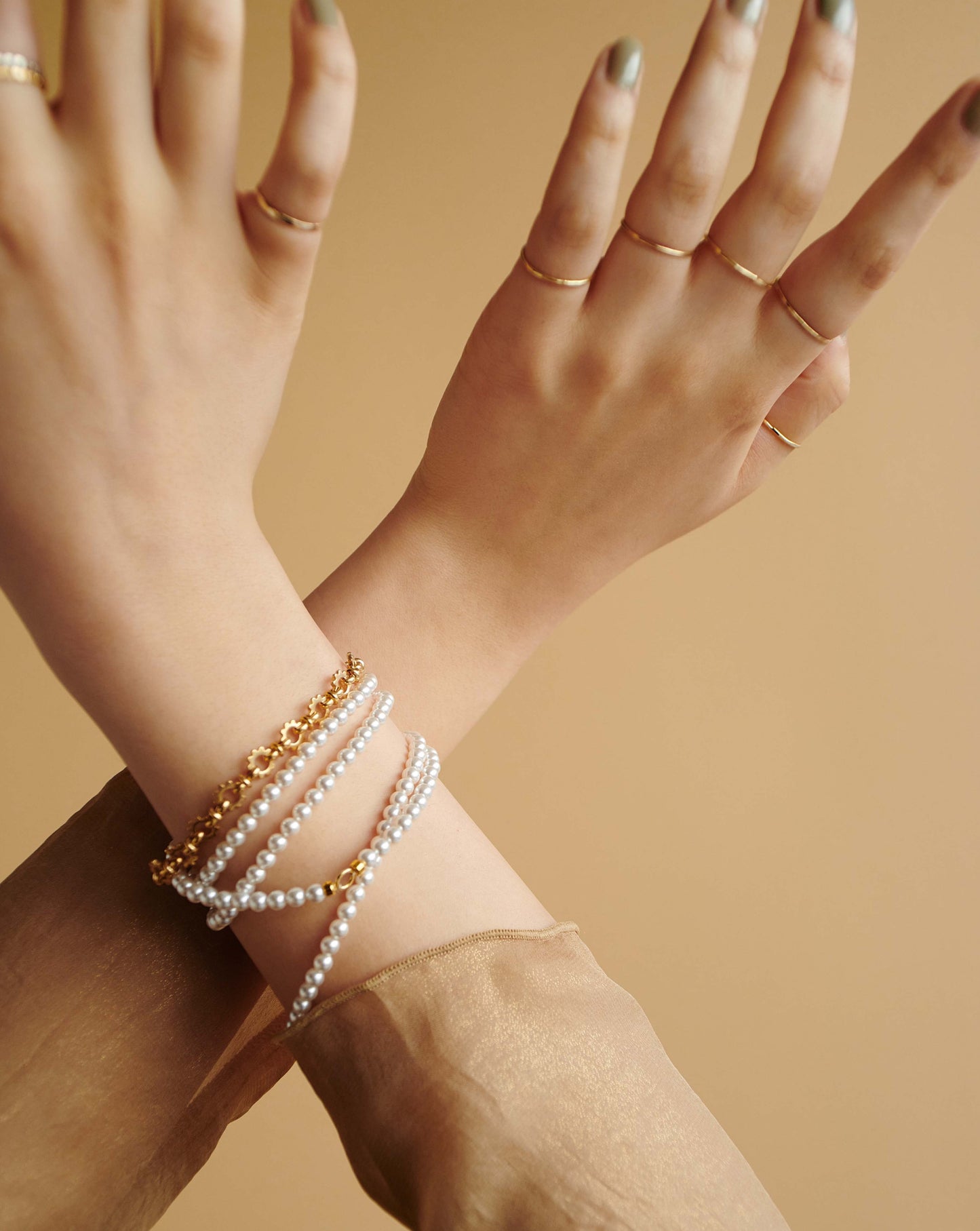 Flower Chain Bracelet