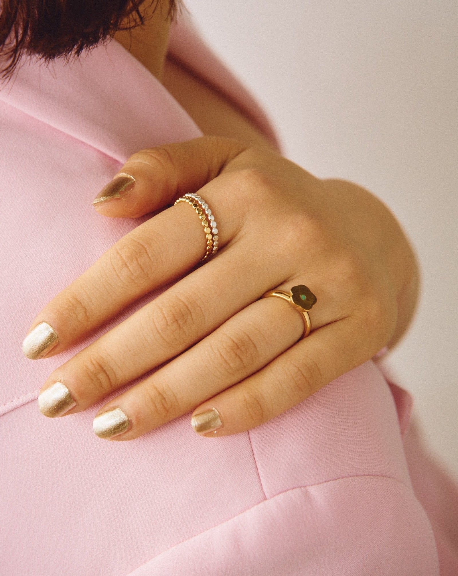 OOO Ring / Gold ＜Gilbert＞ – PAULINE STUDIO