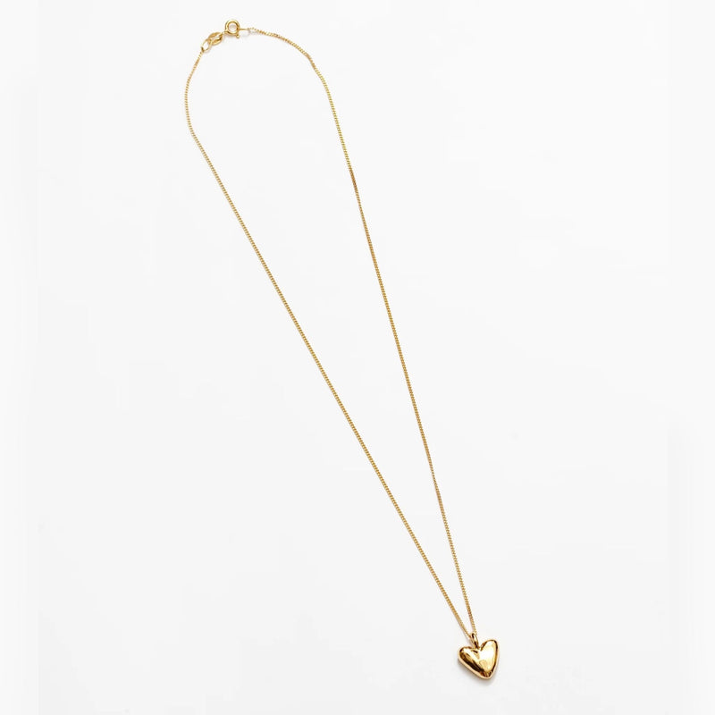 Stevie Heart Necklace / gold