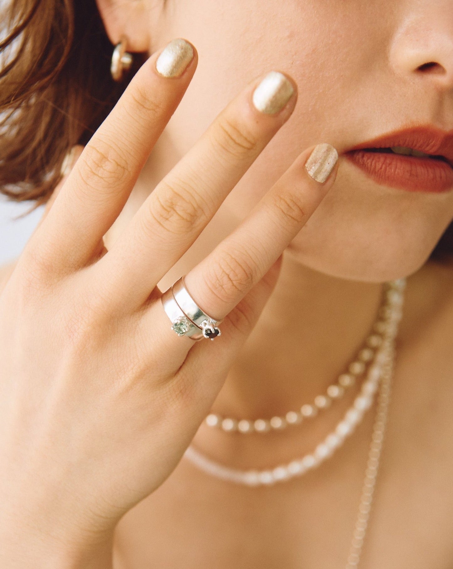 Stone Bijou Ring / Black Onyx