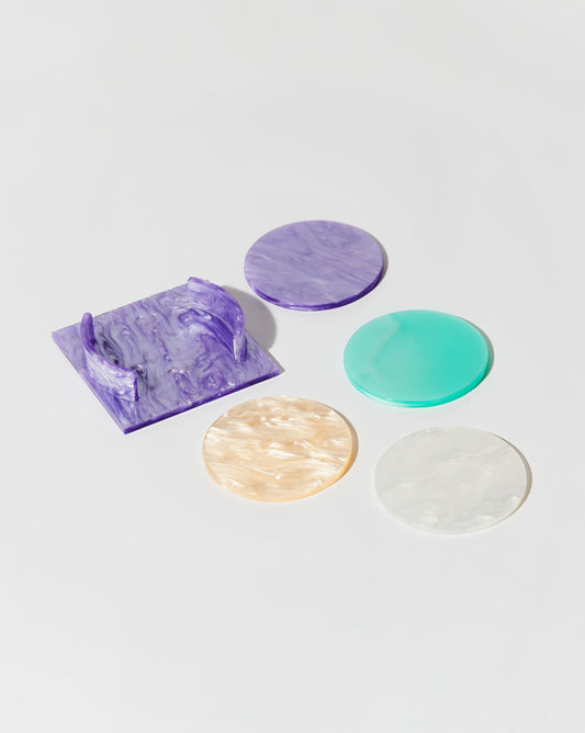 Coaster Set / Purple
