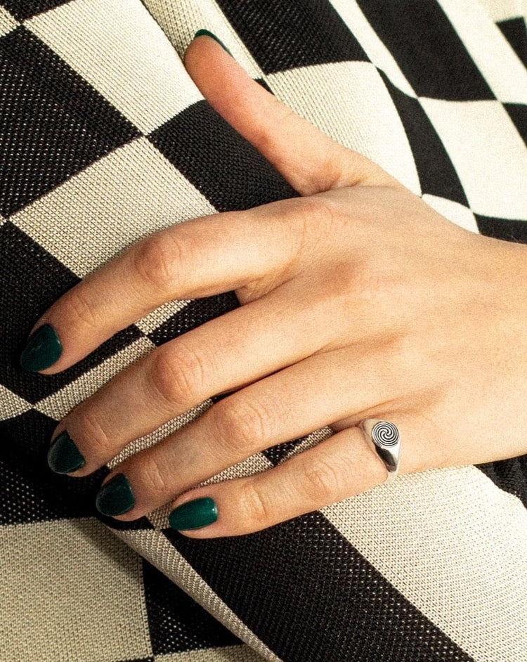 Hypnosis Circle Ring / Silver