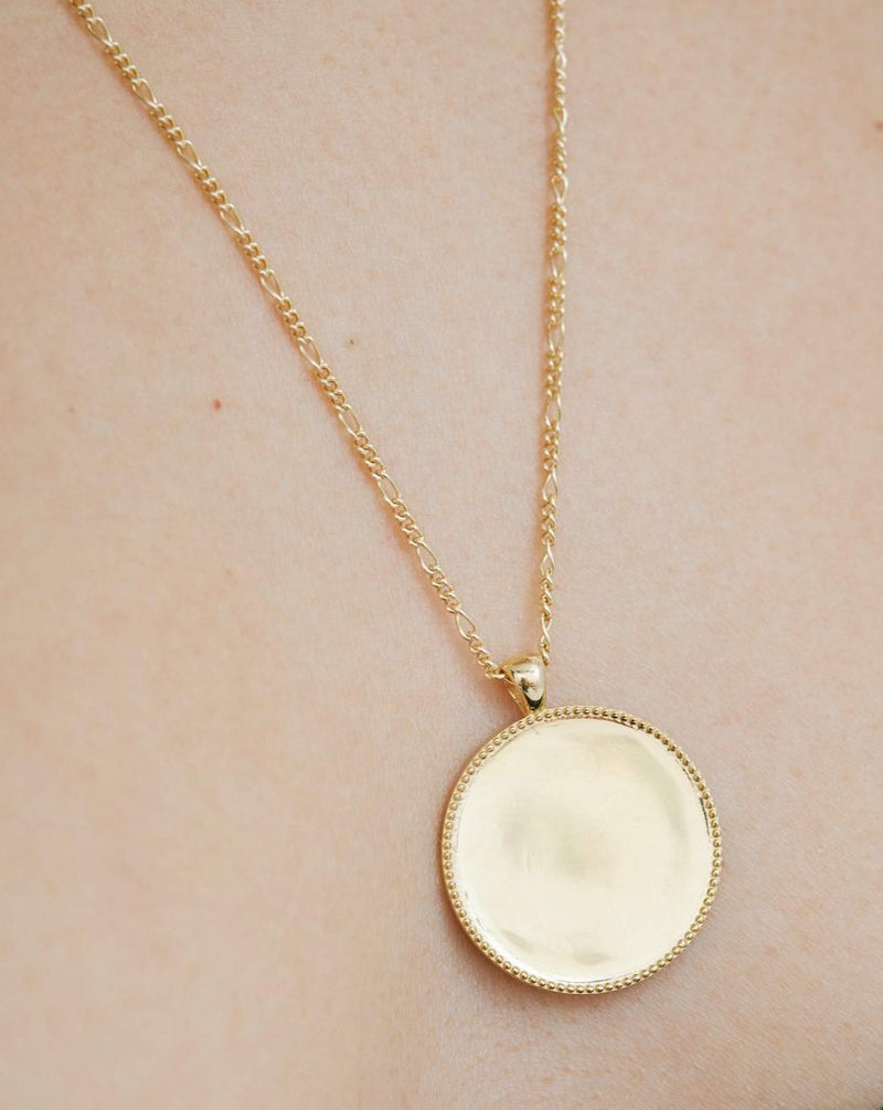 Circle Plate Necklace