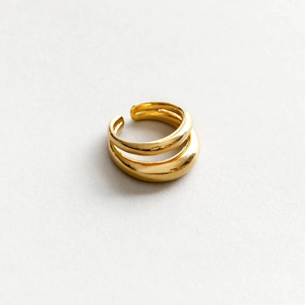 Kori Double Ring / gold