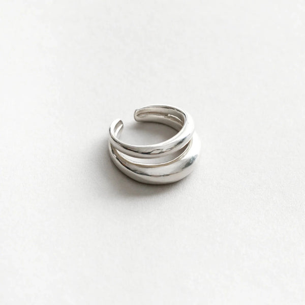 Kori Double Ring / silver