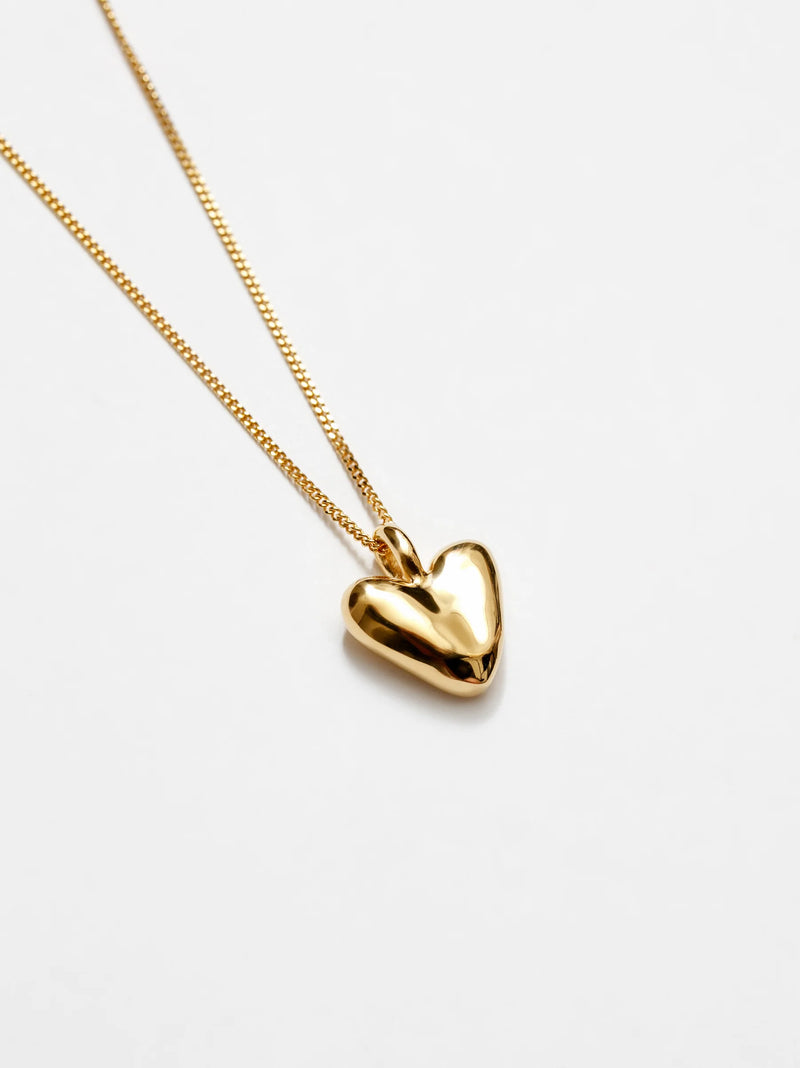 Stevie Heart Necklace / gold