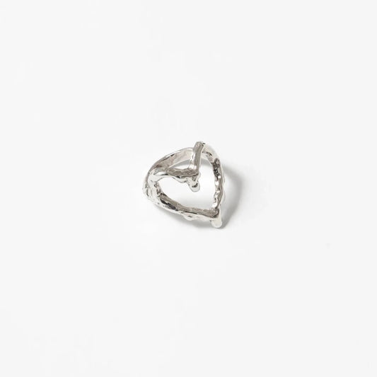 Carmen Heart Ring / Silver