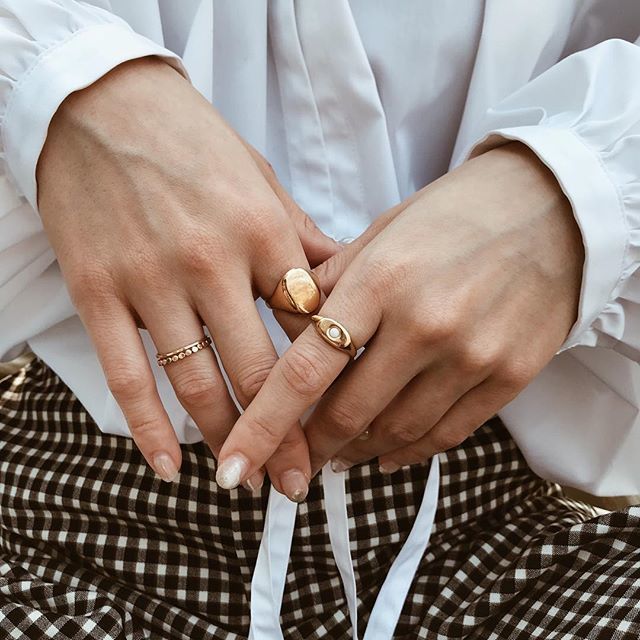 OOO Ring / Gold ＜Gilbert＞ – PAULINE STUDIO